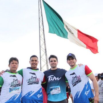 IDE-036-2019.-Tamaulipecos cumplen con La Bandera El Reto. Tamaulipecos cumplen con La Bandera: El Reto