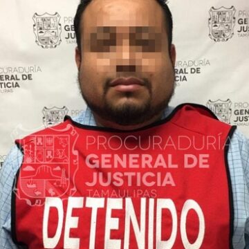 DETENIDO COMUNICADO DE LA PROCURADURÍA GENERAL DE JUSTICIA EN TAMAULIPAS.