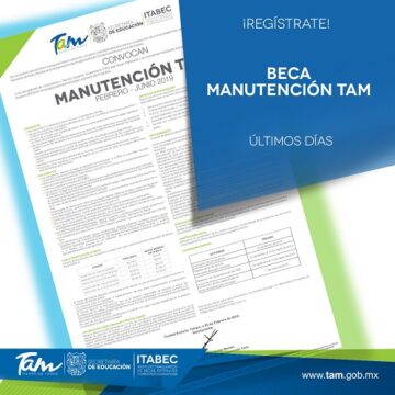 SET-068-2019.-Últimos días para trámite de Beca MANUTENCIÓN TAM FEBRERO-JUNIO 2019.doc Últimos días para trámite de Beca MANUTENCIÓN TAM FEBRERO-JUNIO 2019