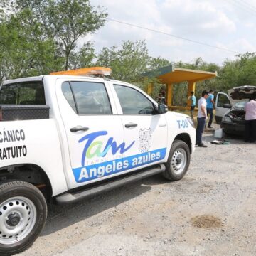TAM-048-2019.- “Ángeles Azules Tam” cumple primer año de servicio (2) “Ángeles Azules Tam” cumple primer año de servicio.