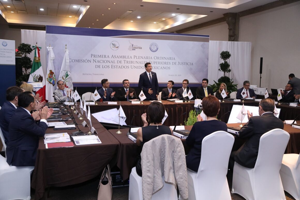 Es Tamaulipas ejemplo nacional en apoyo a justicia: Comisión Nal. de Tribunales de Justicia