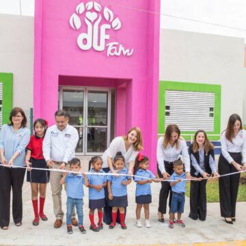 Amplía DIF Tamaulipas sus espacios de guarderías infantiles en el estado.