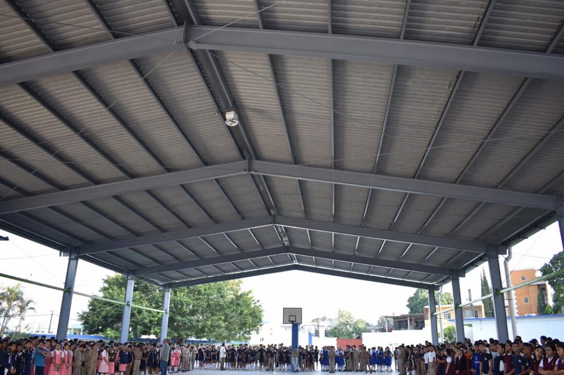 Lleva Gobierno de Tamaulipas mejoras a Secundaria 7 en Tampico.