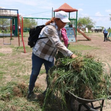 Plan Unidos por Tamaulipas rescata y limpia espacios recreativos.