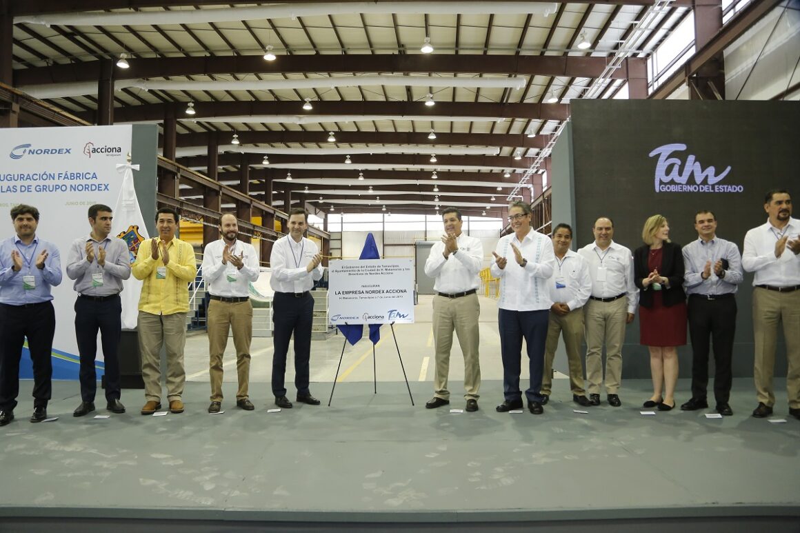 Tiene Tamaulipas segunda planta de producción de palas eólicas