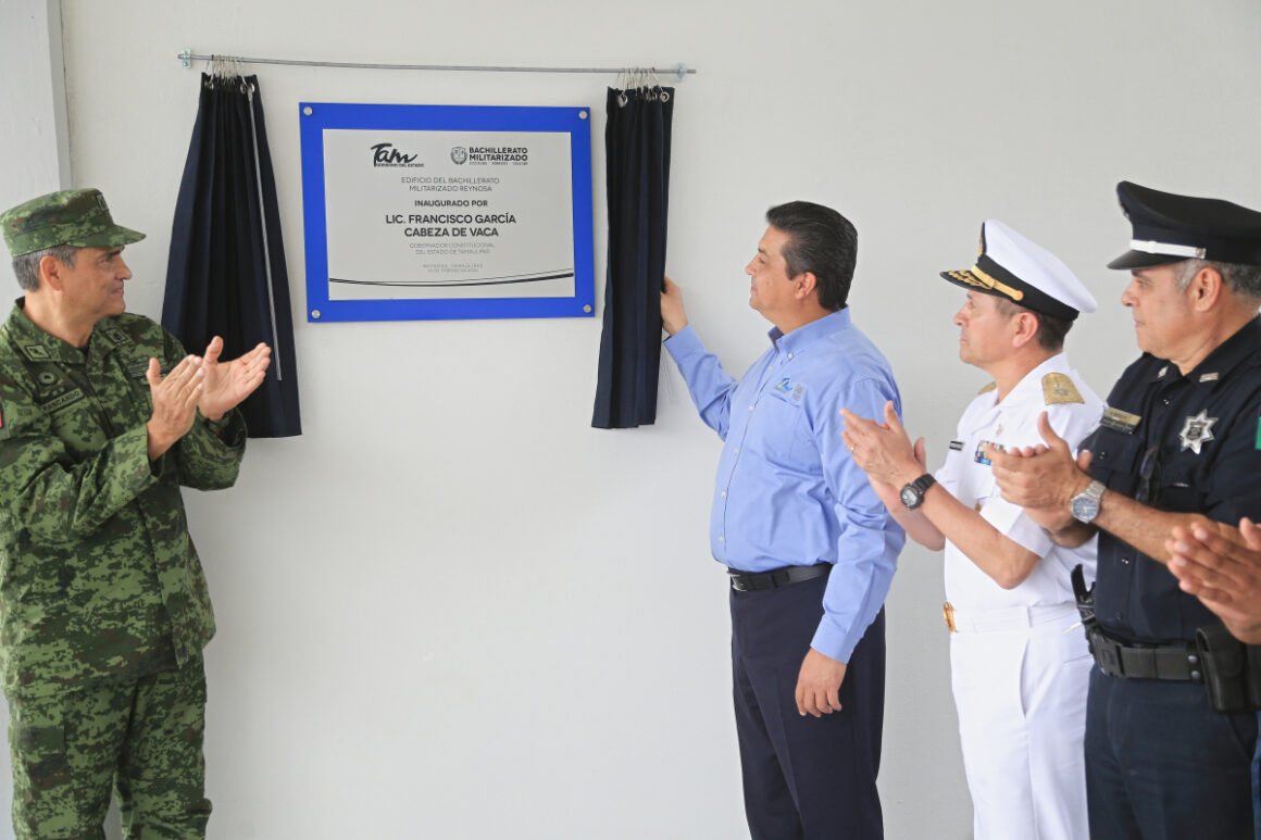 TAM-018-2020.-Inaugura-Gobernador-segunda-etapa-del-Bachillerato-Militarizado-Reynosa-2 Inaugura Gobernador segunda etapa del Bachillerato Militarizado Reynosa