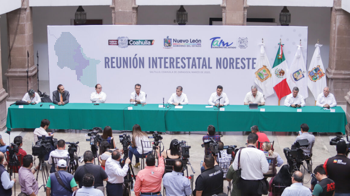 Gobernadores fronterizos llaman al Gobierno Federal a normar criterios con las entidades, ante COVID-19.