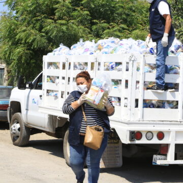 Entrega Gobierno de Tamaulipas apoyo alimentario a familias vulnerables