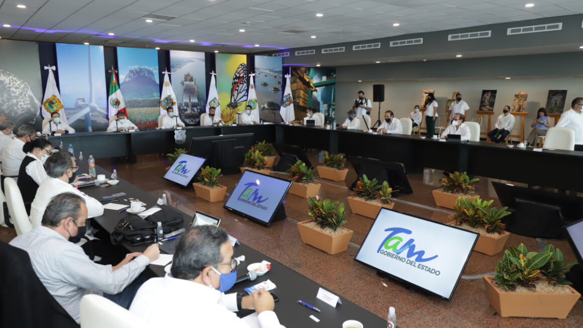 TAM-078-2020.-Coordinan-Gobernadores-acciones-en-materia-de-salud-economía-y-seguridad-3 Los mandatarios de Tamaulipas, Nuevo León, Coahuila, Michoacán y Durango establecen nuevos acuerdos para contener la dispersión del coronavirus