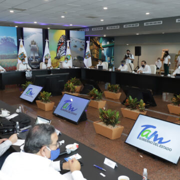 TAM-078-2020.-Coordinan-Gobernadores-acciones-en-materia-de-salud-economía-y-seguridad-3 Los mandatarios de Tamaulipas, Nuevo León, Coahuila, Michoacán y Durango establecen nuevos acuerdos para contener la dispersión del coronavirus