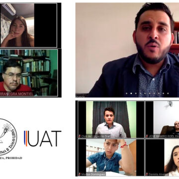 collage_derecho_22_05_2020 Abordan en la UAT desafíos de la justicia penal a distancia