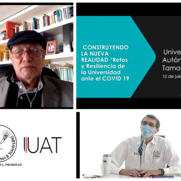 collage-conferencia-rector-12-07-2020 “La nueva normalidad no será normal”: Carlos Ornelas