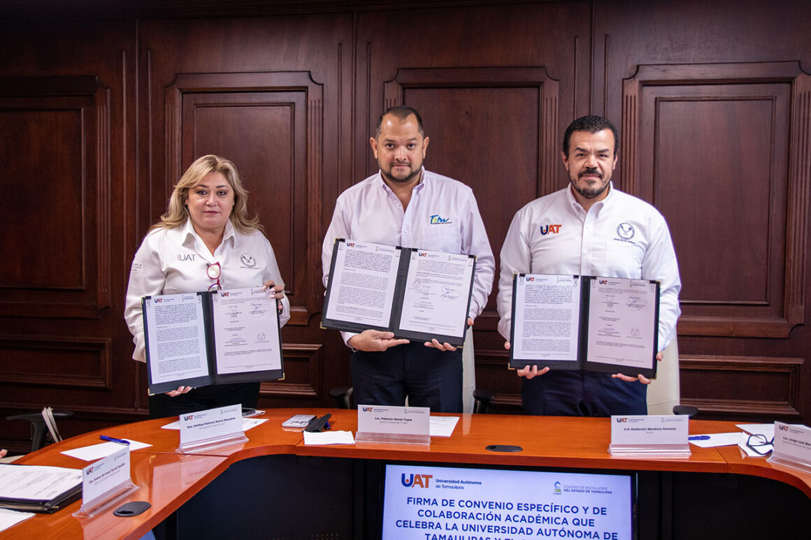foto-3-conevnio-COBAT-27-05-2022 La UAT y el COBAT hacen alianza por la educación media superior en Tamaulipas