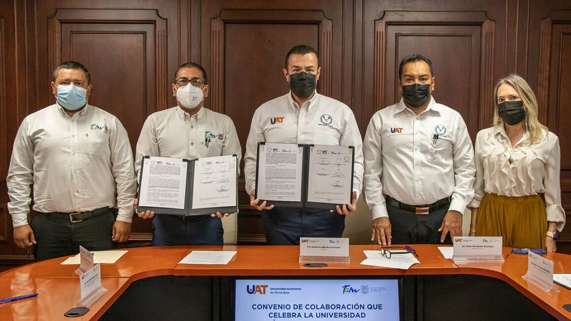 Firman convenio la UAT y el Instituto Registral y Catastral del estado Firman convenio la UAT y el Instituto Registral y Catastral del estado