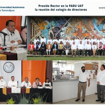 06Septiembre2022 Preside Rector reunión de directores de la UAT en el Campus Tampico