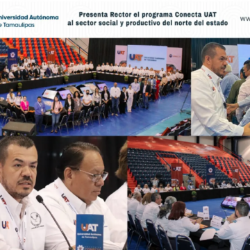 Preside rector con sectores de Nuevo Laredo, reunión Conecta UAT