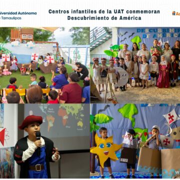 Centros infantiles de la UAT conmemoran aniversario del  descubrimiento de América