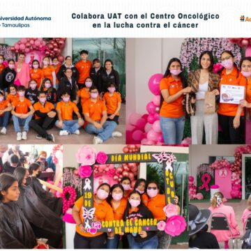 Colabora UAT con el Centro Oncológico en la lucha contra el  cáncer de mama