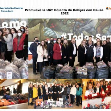 collage cobijas Promueve la UAT Colecta de Cobijas Con Causa 2022