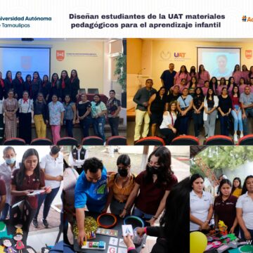 Desarrollan estudiantes de la UAT materiales didácticos para el aprendizaje infantil