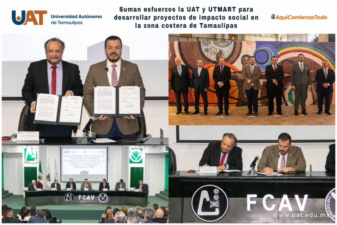 6 (1) Suman esfuerzos la UAT y UTMART para desarrollar proyectos de impacto social en la zona costera