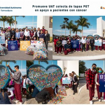 Promueve UAT colecta de tapas PET en apoyo a pacientes con cáncer