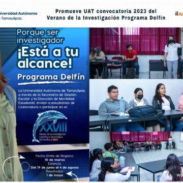 Promueve UAT la convocatoria 2023 del Verano de Investigación del Programa Delfín