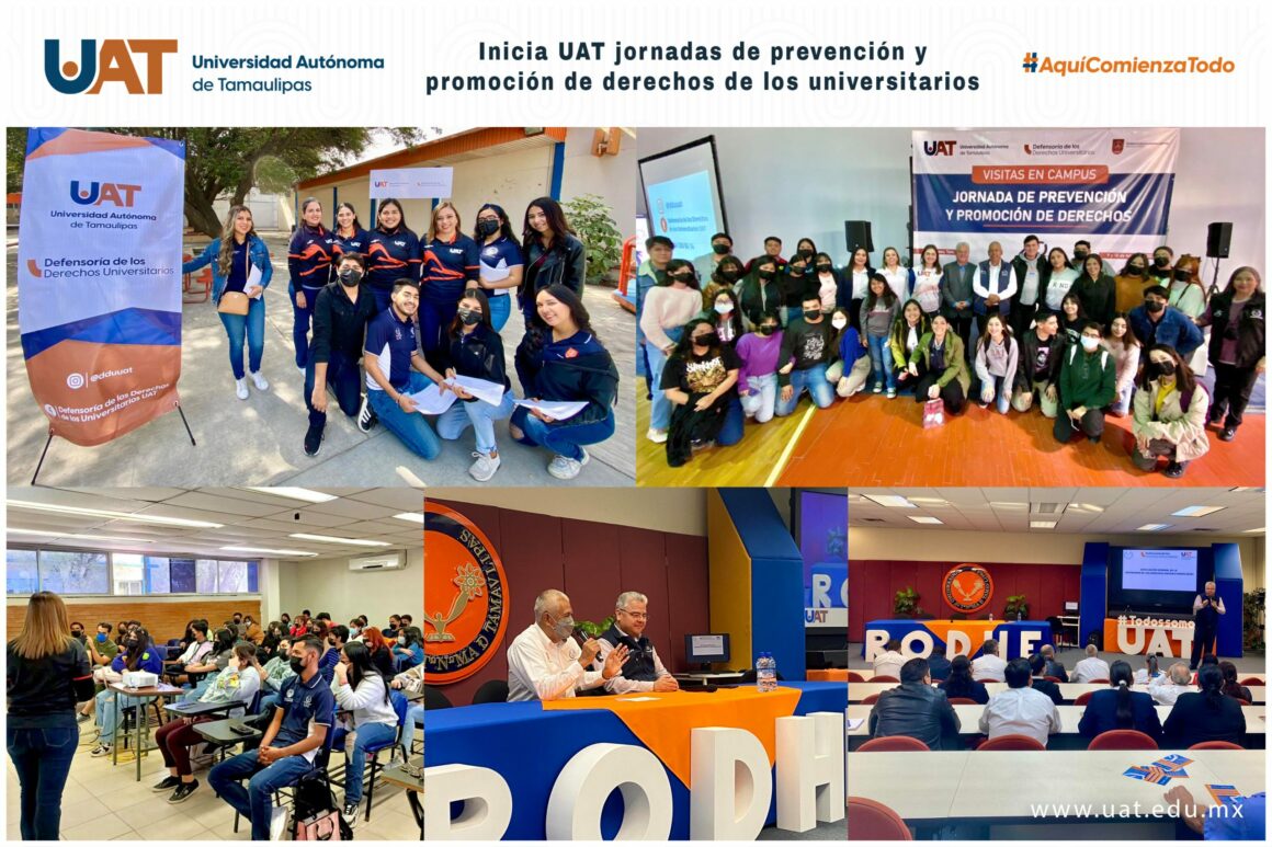 foto 1 jornadas rodhe 18 02 2023 Inicia UAT jornadas de prevención y promoción de derechos de los universitarios