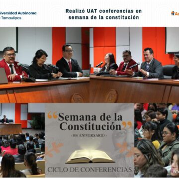 Realiza UAT ciclo de conferencias por el 106 aniversario de la Constitución