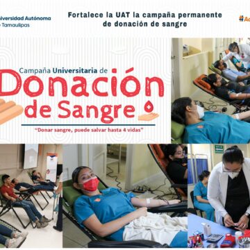 Promueve la UAT campaña permanente de donación de sangre