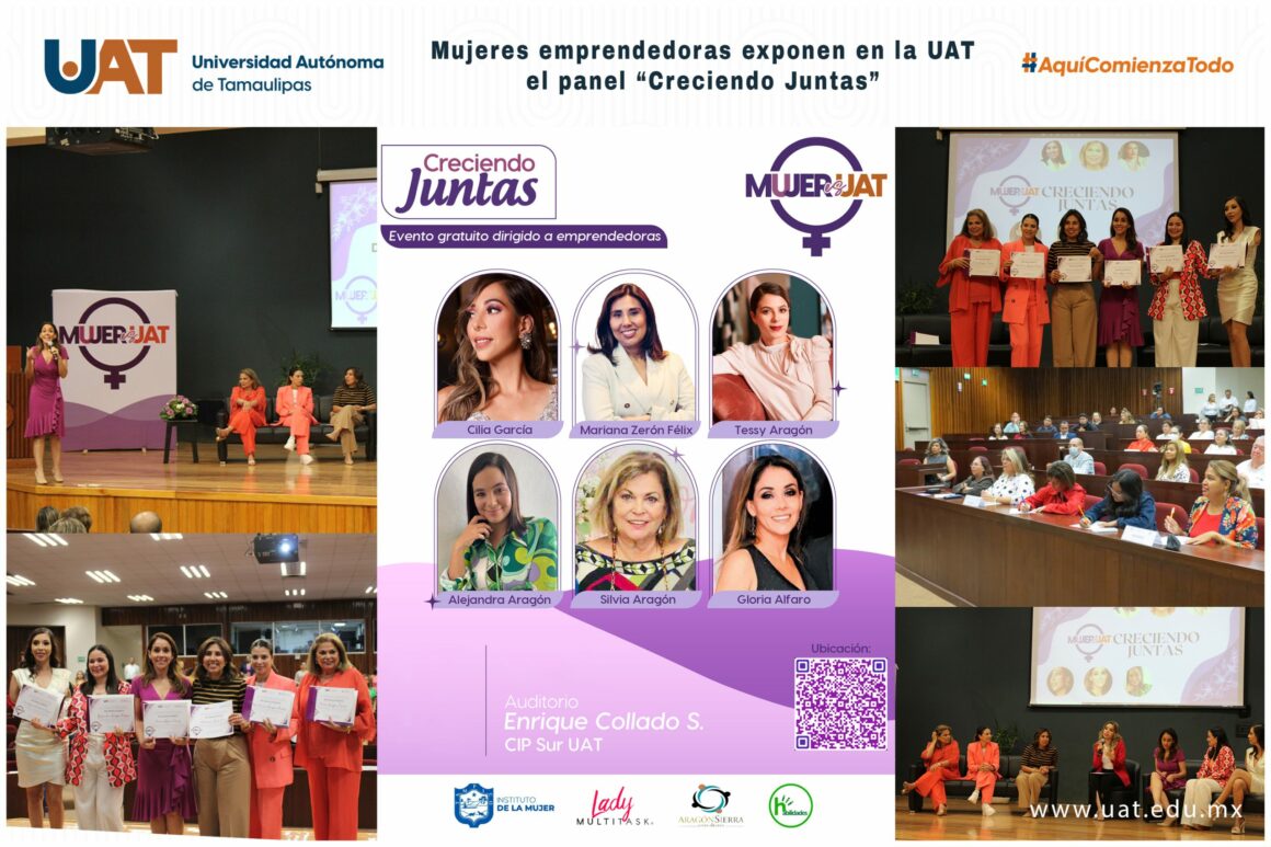 03 Mujeres emprendedoras exponen en la UAT el panel “Creciendo Juntas”