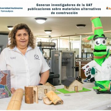Generan investigadores de la UAT publicaciones sobre materiales alternativos de construcción