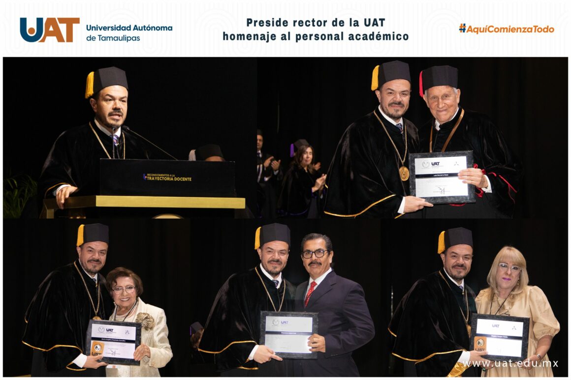 asamb Preside rector de la UAT homenaje al personal académico