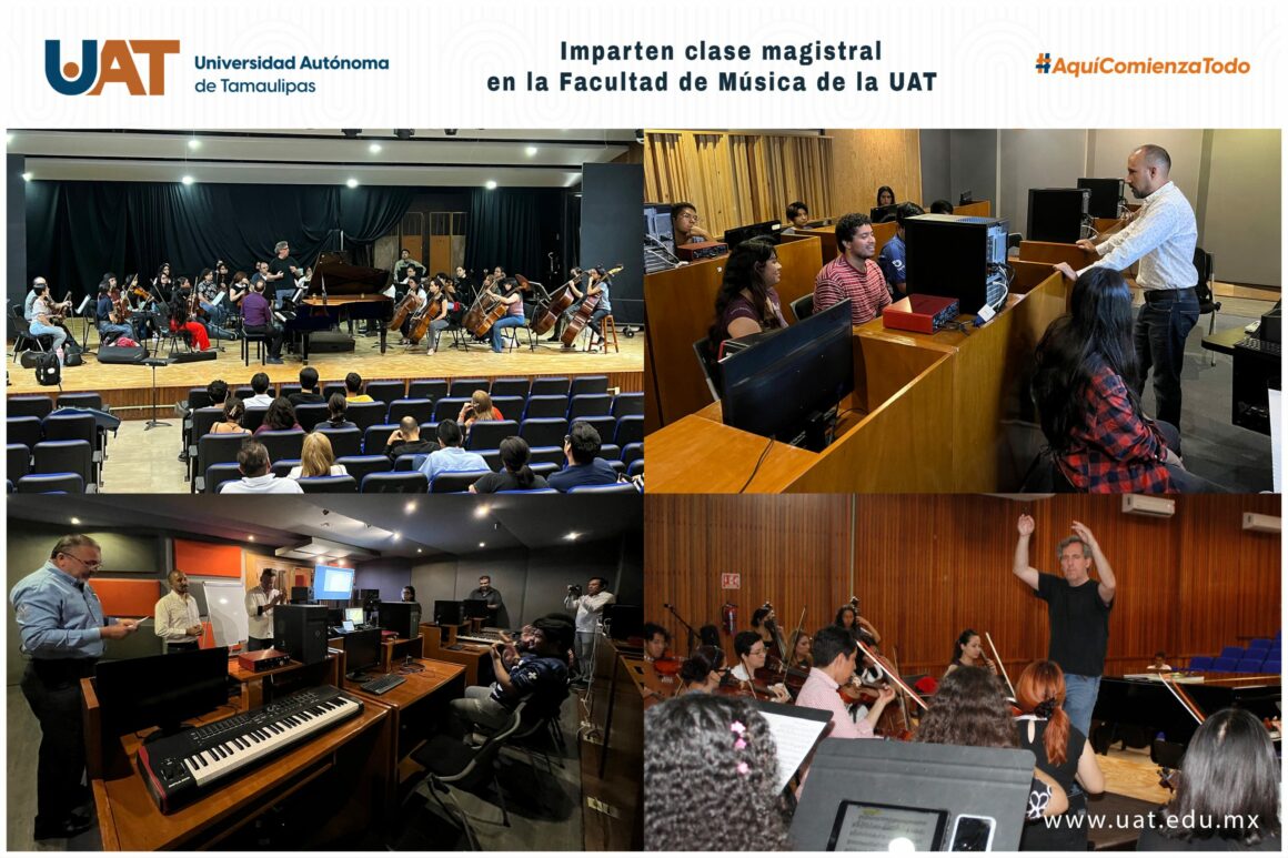 music Imparten clase magistral en la Facultad de Música de la UAT
