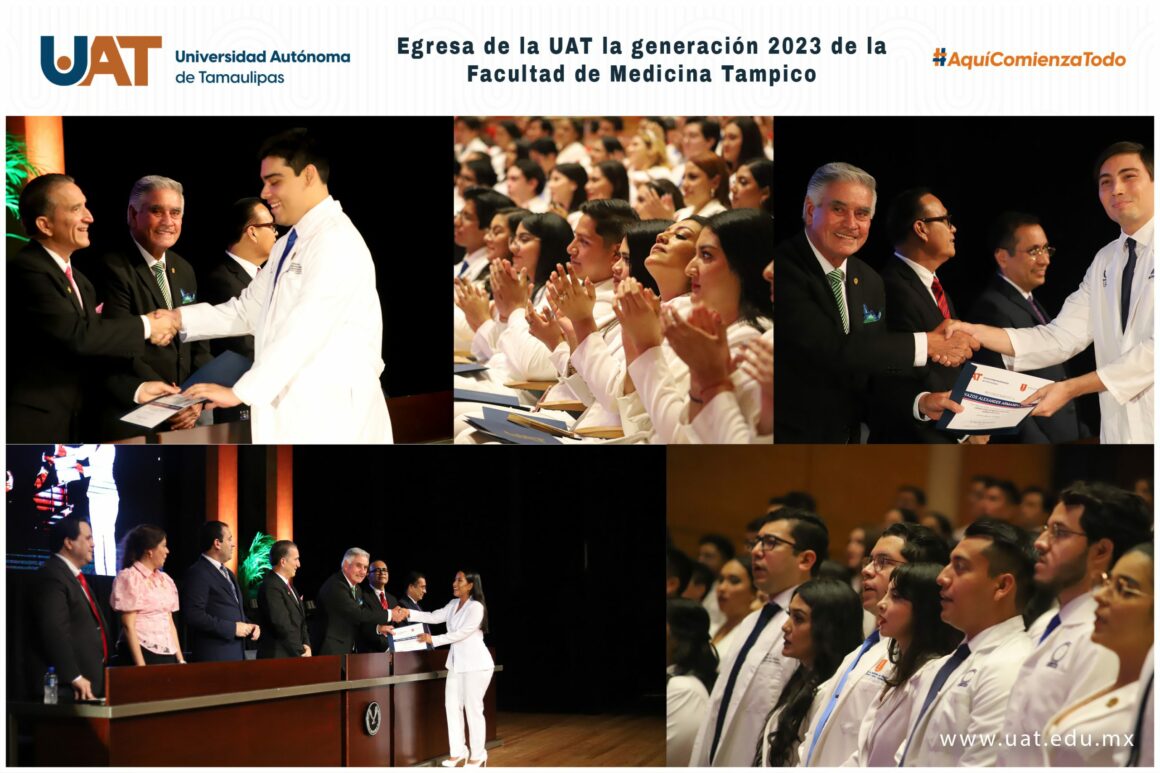 02-sabado Egresa de la UAT la generación 2023 de la Facultad de Medicina Tampico