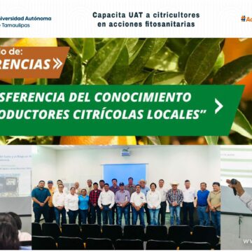 Capacita la UAT a citricultores en acciones fitosanitarias