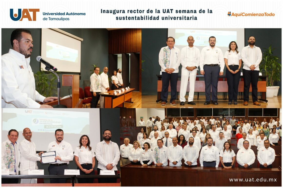 6 (9) Inaugura el rector de la UAT la Semana de la Sustentabilidad Universitaria 2023