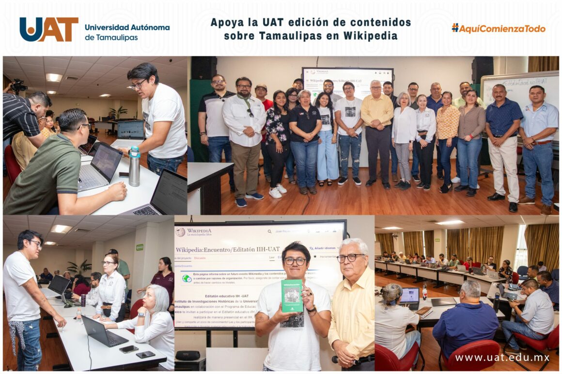 14 Colabora UAT con Wikipedia en la edición de contenidos para el capítulo Tamaulipas