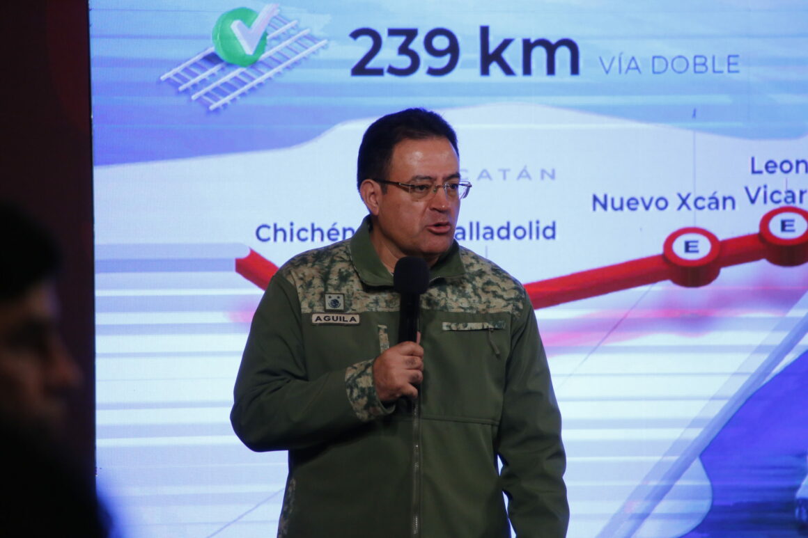 NotiPress - Óscar David Lozano Águila Mañanera 04-12-2023 Sergio F Cara (NotiPress) Tren Maya: avance al 80% en el Tramo 4 a 15 días de su inauguración