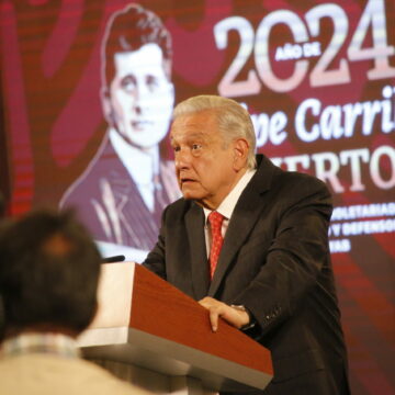 NotiPress - AMLO Mañanera 22-04-2024 Sergio F Cara (NotiPress) «Fundamentalistas del atraso»: la respuesta del Gobierno argentino de cara al paro general