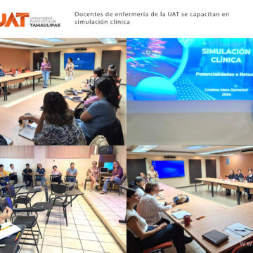Docentes de Enfermería de la UAT se capacitan en simulación clínica