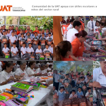 1 copia Comunidad de la UAT apoya con útiles escolares a niños del sector rural