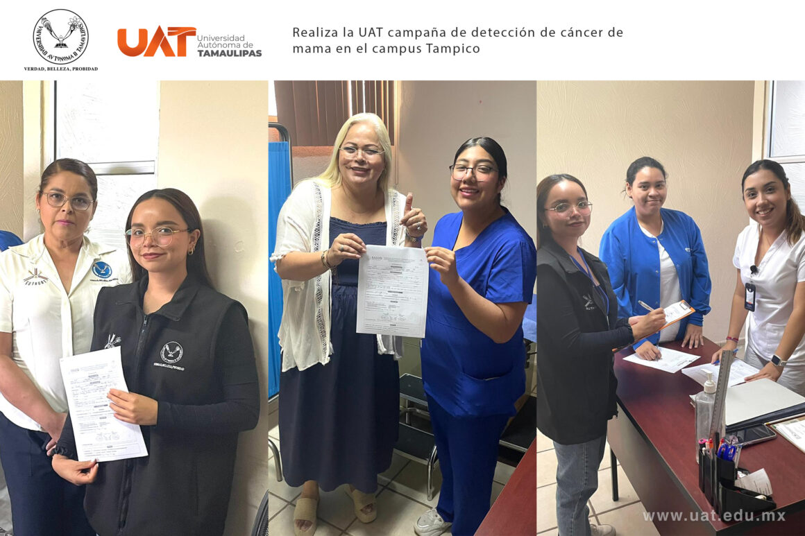 2 copia La Facultad de Enfermería Tampico de la UAT realiza campaña de detección de cáncer de mama