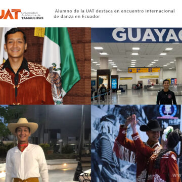 Alumno de la UAT representa a México en Encuentro Internacional de Danza en Ecuador