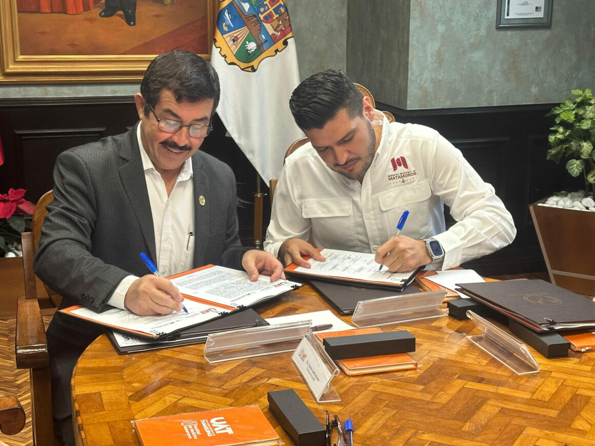 La UAT y Ayuntamiento de Matamoros suman voluntades en beneficio de la comunidad