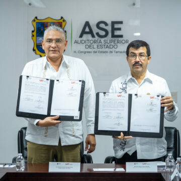 1 (23) Firman convenio la UAT y la Auditoría Superior del Estado