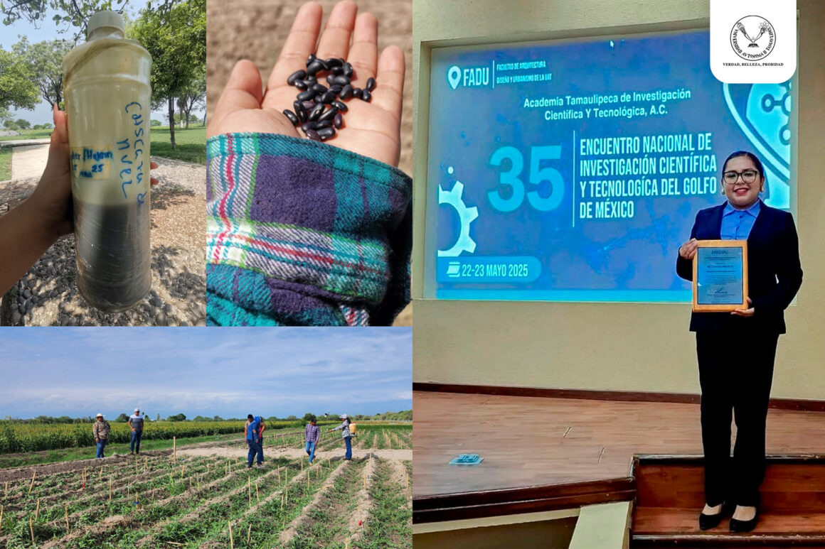 1 (8) (3) (1) Elabora estudiante de la UAT bioherbicida para cultivos de frijol