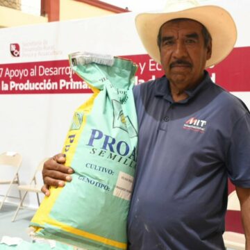 Reciben semilla de maíz productores del municipio de Tula