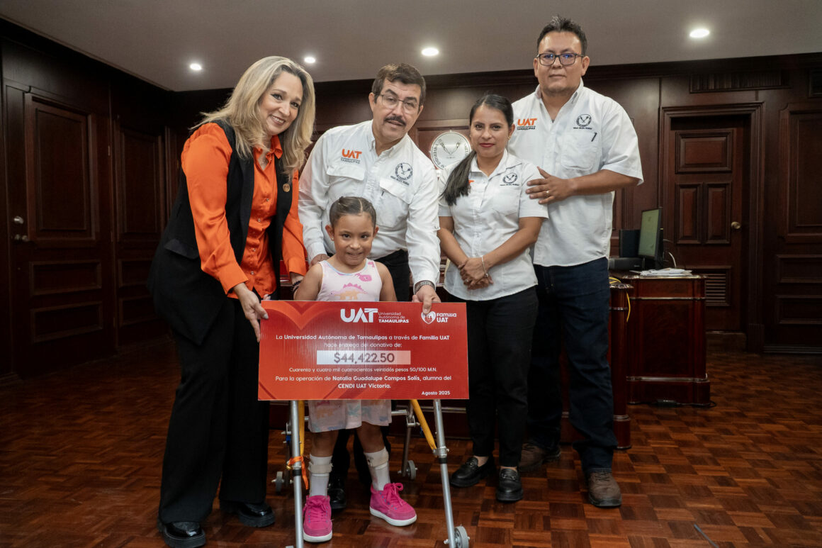 1 (16) Familia UAT entrega donativo en apoyo a la salud de la pequeña Natalia